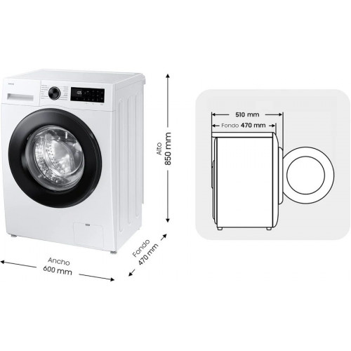 Lavadora Samsung WW80FG5L32AEEC 8 kg