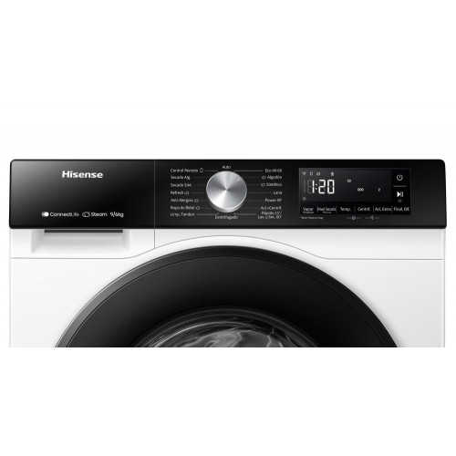 Lavadora secadora Hisense 9 kg / 1.400 rpm Serie 3S - WD3S9043BW3 Blanco