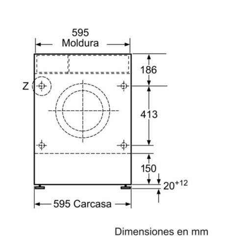 Lavadora secadora integrada Siemens WK14D543ES