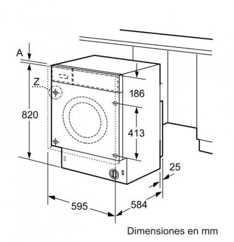 Lavadora secadora integrada Siemens WK14D543ES