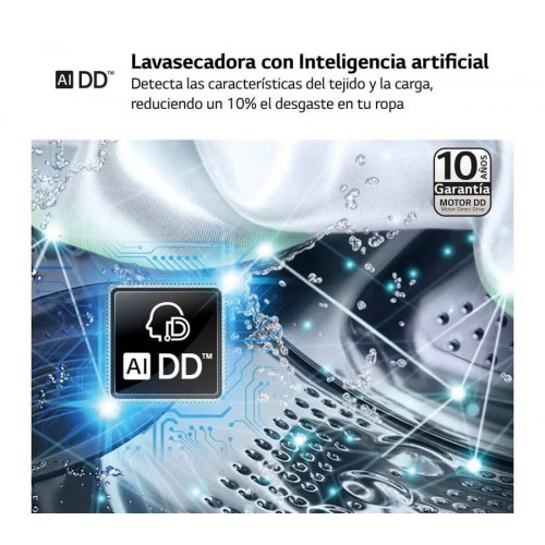 Lavadora Secadora LG F4DR6009A1W