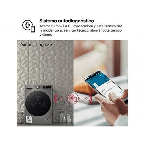 Lavadora secadora LG F4DR7009AGS