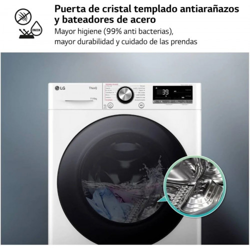 Lavadora secadora LG F4DR7011AGW
