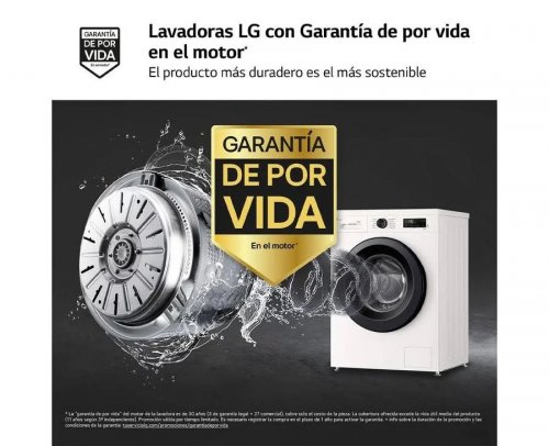Lavadora Secadora LG W4X1095NWK
