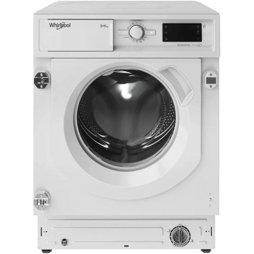 Lavadora-secadora - Whirlpool BIWDWG961485EU, 9 kg + 6 kg, Blanco