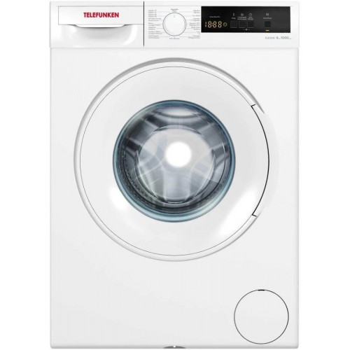 Lavadora Telefunken TLK008 de 8kg Clase D y 1000Rpm