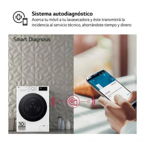 Lavasecadora LG F4DR5509A1W