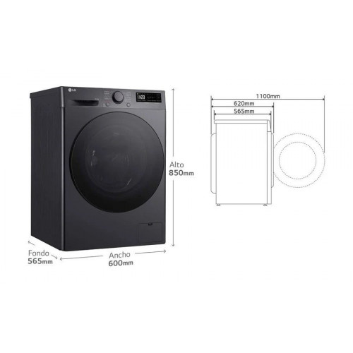 Lavasecadora LG F4DR6009AGM