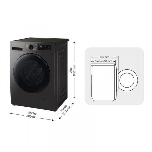 Lavasecadora Samsung 9 kg D AI EcoBubble con WiFi