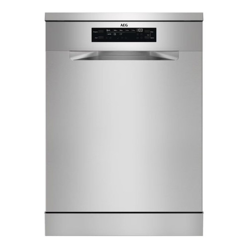 Lavavajillas AEG 14 servicios, Bandeja Cubiertos MaxiFlex, 60 cm - FFB74917ZM Inox