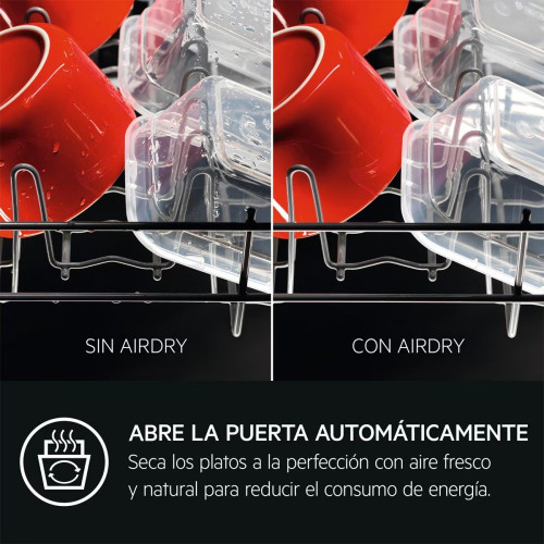 Lavavajillas AEG 14 servicios, Bandeja Cubiertos MaxiFlex, 60 cm - FFB74917ZM Inox