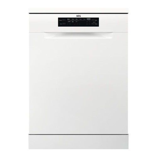 Lavavajillas AEG 14 servicios, Bandeja de cubiertos, 60 cm - FFB74917ZW Blanco