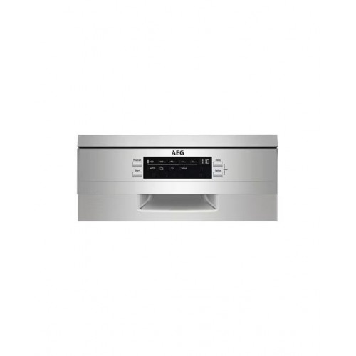 Lavavajillas AEG 9 servicios, 45 cm - FFB62427ZM Inox antihuellas