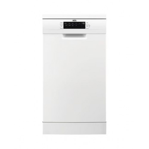 Lavavajillas AEG 9 servicios, 45 cm - FFB62427ZW Blanco