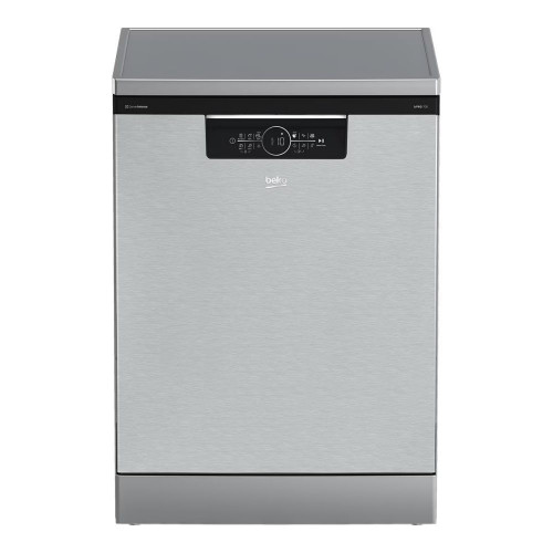Lavavajillas Beko 15 servicios, Bandeja para cubiertos, 60 cm - BDFN36560XC Inox