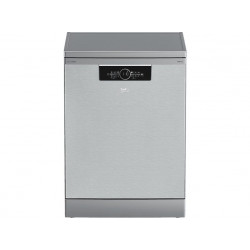 Lavavajillas - Beko BDFN36650XC, 16 Servicios, 11 Programas, 60 cm, Tercera bandeja, CornerIntense, DeepWash, Inox