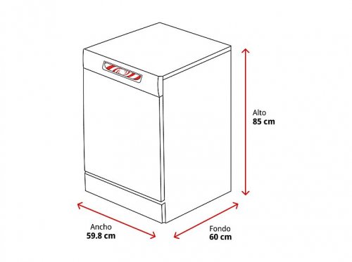 Lavavajillas - Beko BDFN36650XC, 16 Servicios, 11 Programas, 60 cm, Tercera bandeja, CornerIntense, DeepWash, Inox
