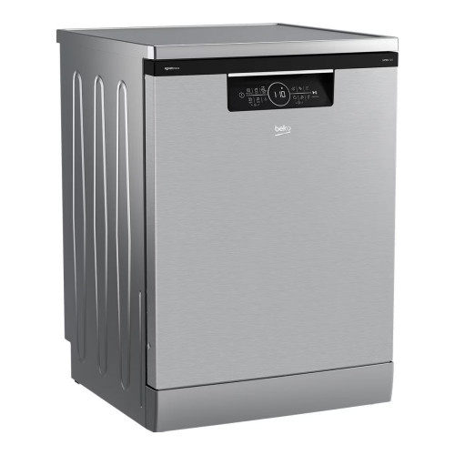 Lavavajillas Beko Power Intense, 15 servicios, 60 cm, 3ª Bandeja Flexi - BDFN36560XWP Inox
