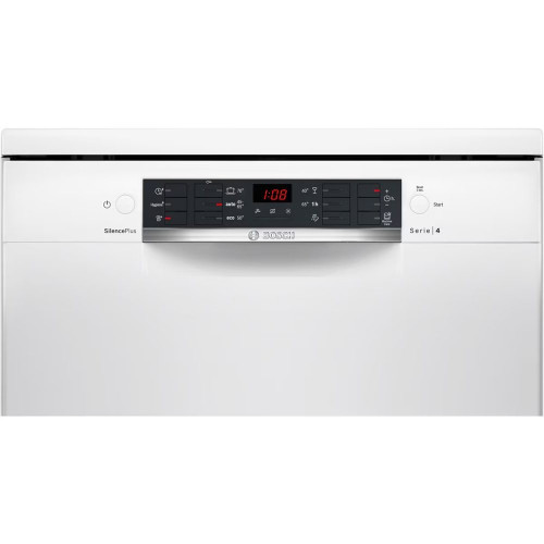 Lavavajillas Bosch 13 servicios, Bandeja para cubiertos, 60 cm - SMS46KW02E Blanco
