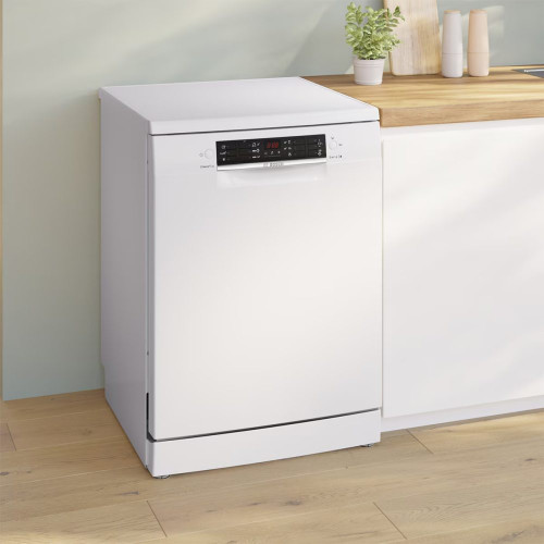 Lavavajillas Bosch 13 servicios, Bandeja para cubiertos, 60 cm - SMS46KW02E Blanco