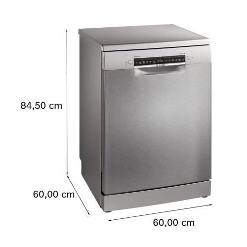 Lavavajillas Bosch 13 servicios, Serie 4, silencioso - SMS4ENI06E Acero antihuellas
