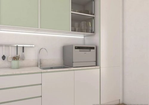 Lavavajillas compacto Candy CP 6E51LS