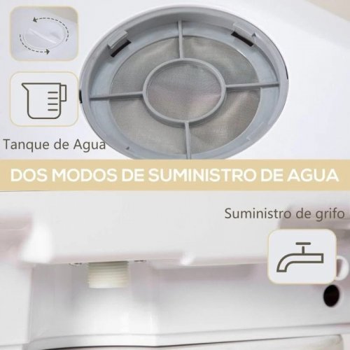 Lavavajillas de Encimera con 5+1 Programas Pantalla led Homcom