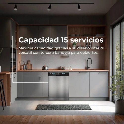 Lavavajillas Evvo D6x 60cm 15 Cubiertos
