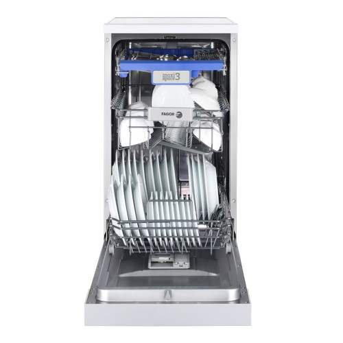 Lavavajillas Fagor 10 servicios, Bandeja para cubiertos, 45 cm - 4LVF-435AD Blanco
