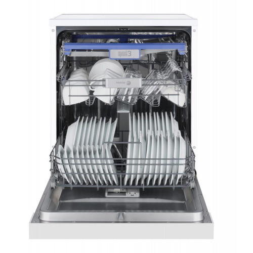 Lavavajillas Fagor 14 servicios, Bandeja para cubiertos, 60 cm - 4LVF-635AD Blanco