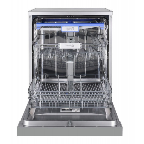 Lavavajillas Fagor 14 servicios, Bandeja para cubiertos, 60 cm - 4LVF-635ADX Inox