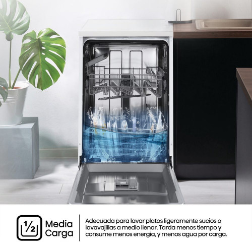 Lavavajillas Hisense 9 servicios, 45 cm - HS522E10W Blanco