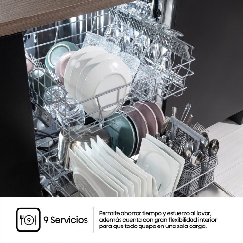 Lavavajillas Hisense 9 servicios, 45 cm - HS522E10W Blanco