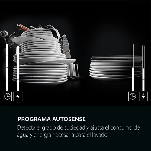 Lavavajillas integrable AEG 14 servicios, 3ª Bandeja, 60 cm - FSB34707Z