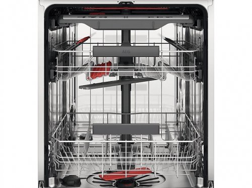 Lavavajillas integrable - AEG FSE76727P, 14 servicios, 7 programas, 60 cm, GlassCare, Tercera Bandeja, Sin panelar