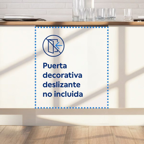 Lavavajillas integrable Balay 14 servicios, 60 cm, Puerta deslizante - 3VH5332DP Blanco