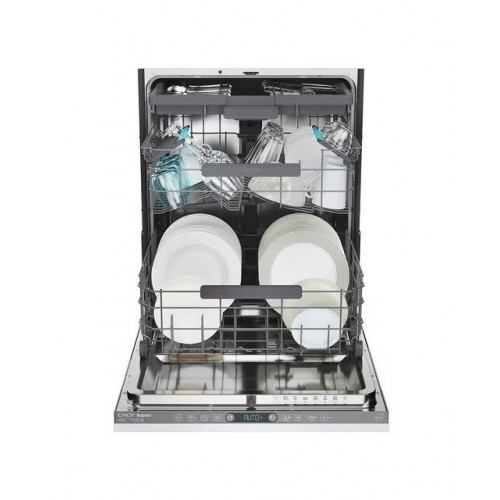 Lavavajillas integrable Candy 15 servicios, Bandeja para cubiertos, 60 cm, Rapidò- CI 5C6F1A Blanco