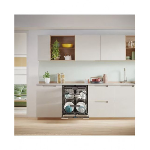 Lavavajillas integrable Candy 15 servicios, Bandeja para cubiertos, 60 cm, Rapidò- CI 5C6F1A Blanco