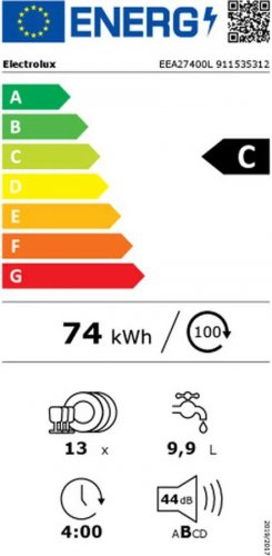 Lavavajillas Integrable Electrolux EEA27400L