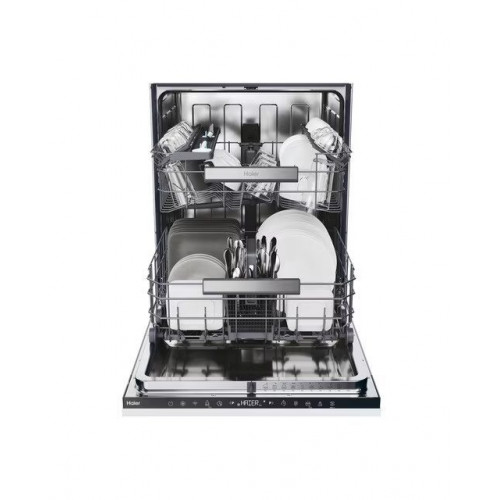 Lavavajillas integrable Haier 14 servicios, Wifi, Washlens Plus - XI 4C4S0SB Blanco