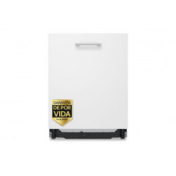 Lavavajillas integrable - LG DB476TXS, 14 servicios, 10 programas, 60 cm, TrueSteam™, Tercera bandeja, Sin panelar