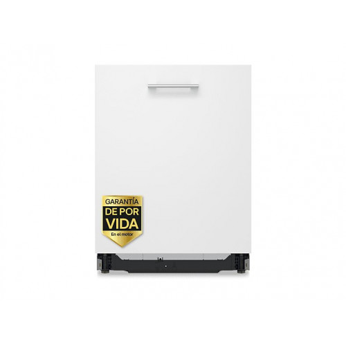 Lavavajillas integrable - LG DB476TXS, 14 servicios, 10 programas, 60 cm, TrueSteam™, Tercera bandeja, Sin panelar