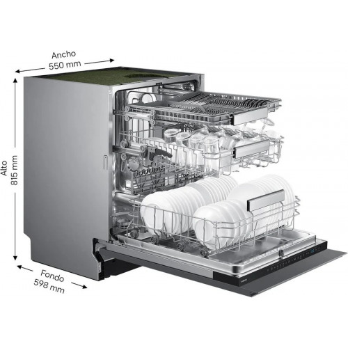 Lavavajillas integrable Samsung dw70h73wci0u1 – 14 cubiertos
