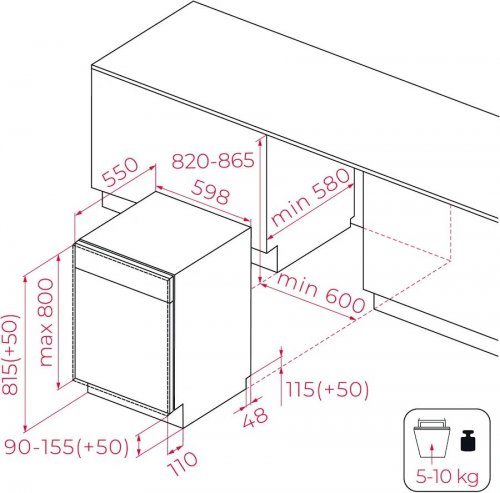 Lavavajillas Integrable Teka DFI 76960