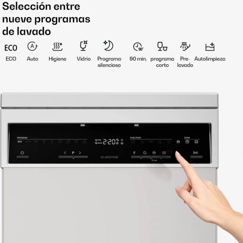 Lavavajillas Klarstein Verosteel Acero Inoxidable