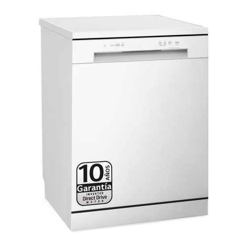 Lavavajillas LG 14 servicios,QuadWashTM, 60 cm - DF142FW Blanco