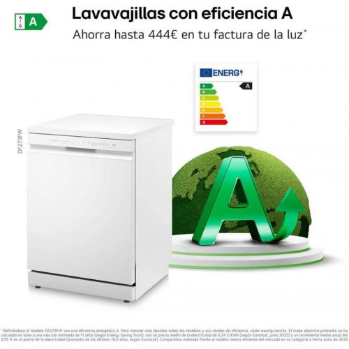 Lavavajillas LG df273fw A