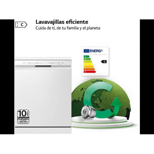 Lavavajillas LG DF355FW