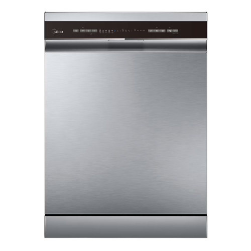 Lavavajillas Midea 14 servicios, Bandeja para cubiertos, 60 cm - MDWPF1433CSS-W-EU Inox