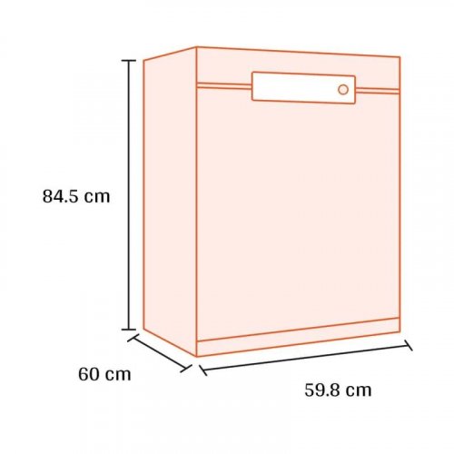 Lavavajillas Midea MFD60S080W